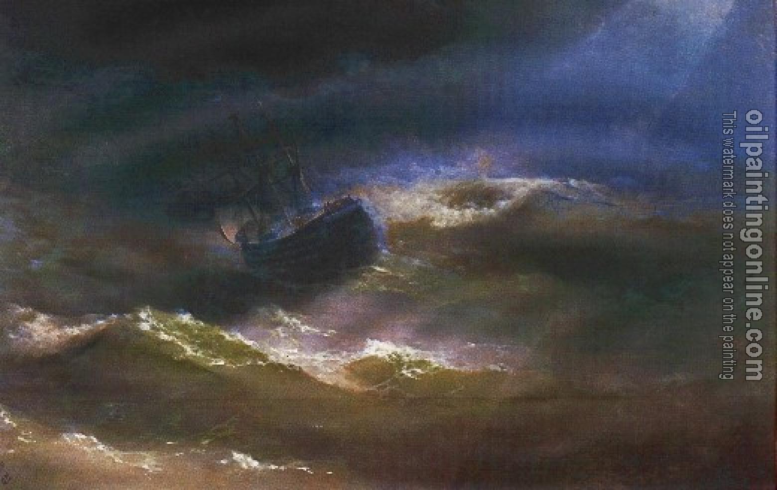 Aivazovsky, Ivan Constantinovich - Maria in a Storm